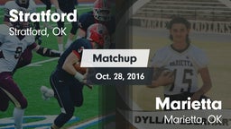 Matchup: Stratford vs. Marietta  2016