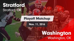Matchup: Stratford vs. Washington  2016