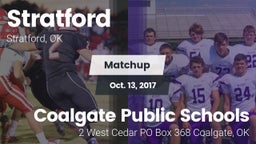 Matchup: Stratford vs. Coalgate Public Schools 2017