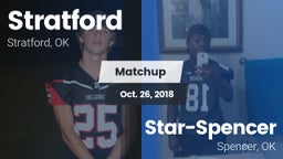 Matchup: Stratford vs. Star-Spencer  2018