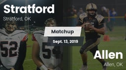 Matchup: Stratford vs. Allen  2019