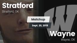 Matchup: Stratford vs. Wayne  2019