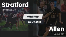 Matchup: Stratford vs. Allen  2020