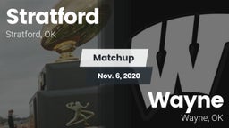 Matchup: Stratford vs. Wayne  2020