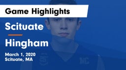 Scituate  vs Hingham  Game Highlights - March 1, 2020
