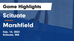 Scituate  vs Marshfield  Game Highlights - Feb. 14, 2023