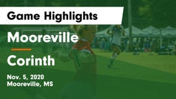 Mooreville  vs Corinth  Game Highlights - Nov. 5, 2020