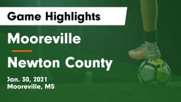 Mooreville  vs Newton County Game Highlights - Jan. 30, 2021
