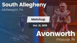 Matchup: South Allegheny vs. Avonworth  2016