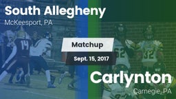 Matchup: South Allegheny vs. Carlynton  2017