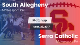 Matchup: South Allegheny vs. Serra Catholic  2017