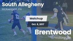 Matchup: South Allegheny vs. Brentwood  2017
