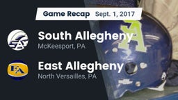 Recap: South Allegheny  vs. East Allegheny  2017