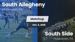 Matchup: South Allegheny vs. South Side  2018
