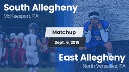 Matchup: South Allegheny vs. East Allegheny  2019