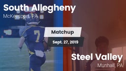 Matchup: South Allegheny vs. Steel Valley  2019