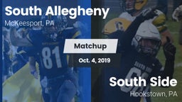 Matchup: South Allegheny vs. South Side  2019