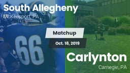 Matchup: South Allegheny vs. Carlynton  2019