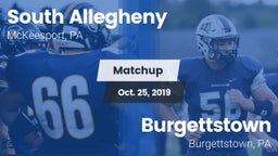 Matchup: South Allegheny vs. Burgettstown  2019