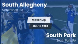 Matchup: South Allegheny vs. South Park  2020