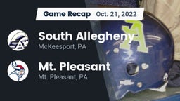 Recap: South Allegheny  vs. Mt. Pleasant  2022