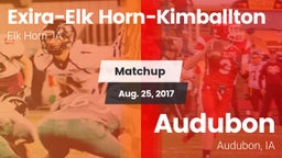 Matchup: Exira-Elk Horn-Kimba vs. Audubon  2017