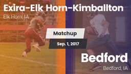 Matchup: Exira-Elk Horn-Kimba vs. Bedford  2017