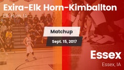 Matchup: Exira-Elk Horn-Kimba vs. Essex  2017