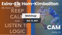 Matchup: Exira-Elk Horn-Kimba vs. CAM  2017