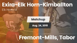 Matchup: Exira-Elk Horn-Kimba vs. Fremont-Mills, Tabor 2018