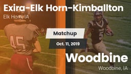 Matchup: Exira-Elk Horn-Kimba vs. Woodbine  2019