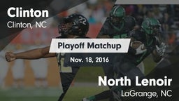 Matchup: Clinton vs. North Lenoir  2016