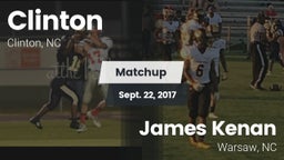 Matchup: Clinton vs. James Kenan  2017