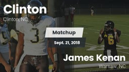Matchup: Clinton vs. James Kenan  2018