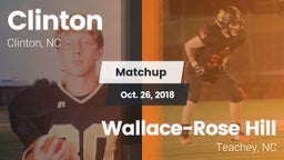 Matchup: Clinton vs. Wallace-Rose Hill  2018