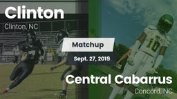 Matchup: Clinton vs. Central Cabarrus  2019