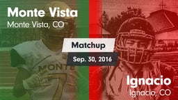 Matchup: Monte Vista vs. Ignacio  2016