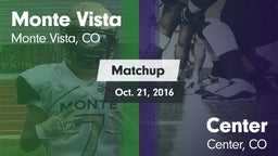 Matchup: Monte Vista vs. Center  2016