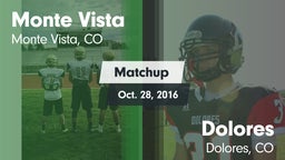 Matchup: Monte Vista vs. Dolores  2016