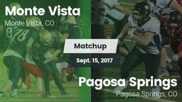 Matchup: Monte Vista vs. Pagosa Springs  2017