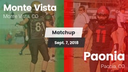 Matchup: Monte Vista vs. Paonia  2018