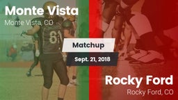 Matchup: Monte Vista vs. Rocky Ford  2018