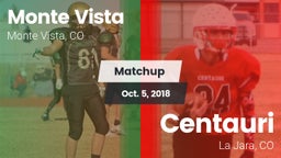 Matchup: Monte Vista vs. Centauri  2018