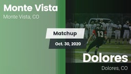 Matchup: Monte Vista vs. Dolores  2020