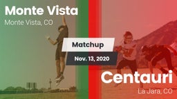Matchup: Monte Vista vs. Centauri  2020