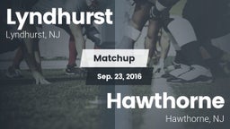Matchup: Lyndhurst vs. Hawthorne  2016