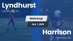 Matchup: Lyndhurst vs. Harrison  2016
