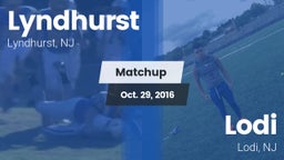 Matchup: Lyndhurst vs. Lodi  2016