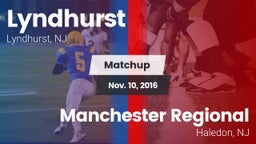Matchup: Lyndhurst vs. Manchester Regional  2016
