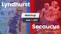 Matchup: Lyndhurst vs. Secaucus  2018